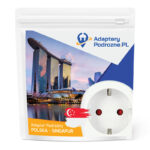 Adapter podróżny do Singapuru, Singapur